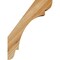 Ekena Millwork 6"W x 12"D x 16"H Olympic Rough Sawn Knee Brace, Western Red Cedar BRC06X12X16OLY00RWR - alternate 4